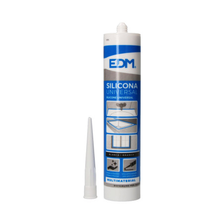 Silicona universal blanca acida antimoho 280 ml