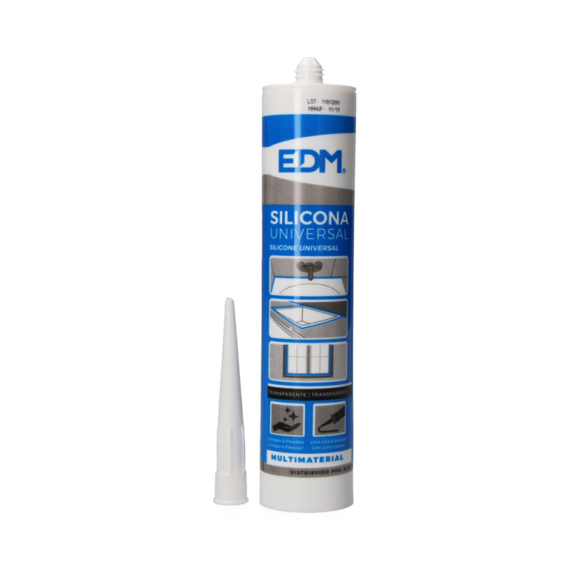 Silicona universal translucida acida antimoho 280 ml