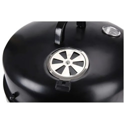 Barbacoa tipo barril para ahumar color negro ø47 x 78 cm