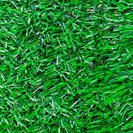 Seto artificial mixto. con laminas de pvc 1x3m color verde faura