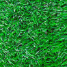 Seto artificial mixto. con laminas de pvc 1x3m color verde faura