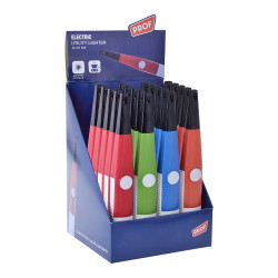 Encendedor multichispa, colores surtidos 23,7 x 3,3 x 2,7 cm euro/u