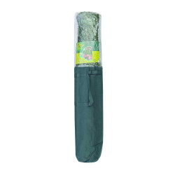 Seto artificial pvc verde bicolor hoja ancha 110 varillas, 1,5 x 3 m