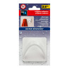 Colgador resistente al agua modelo cinta blanco (blister)