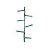 Guirnalda multifunción, uso exterior, led compact, azul, cable verde, 500 leds, 16 m