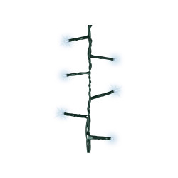 Guirnalda led compact 500 leds parpadeante exterior blanco frio cable verde 16 m