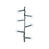 Guirnalda led compact 500 leds parpadeante exterior blanco frio cable verde 16 m
