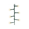 Guirnalda led compact 750 leds parpadeante exterior blanco calido cable verde 21 m