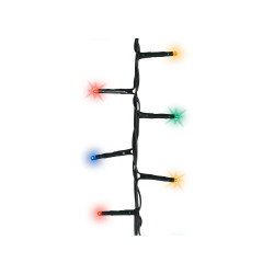 Guirnalda multifunción, uso exterior, led compact, multicolor, cable verde, 500 leds, 16 m
