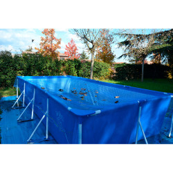 Malla para piscina leaf pool cover 4 x 4 m