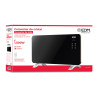 Convector con placa de cristal 1500 w, 76 x 24 x 43 cm