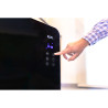 Convector con placa de cristal 1500 w, 76 x 24 x 43 cm