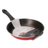 Sartén de acero aisi 430 optimax roja ø30 cm