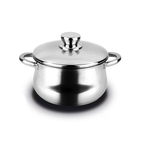 Olla inoxidable silverinox 6,8l + tapa acero inoxidable 18/10 fagor ø24x15cm