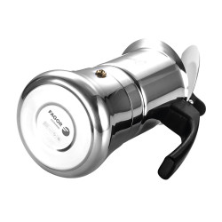 Cafetera etnica de acero inoxidable 18 / 10, 4 tazas