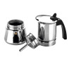 Cafetera etnica de acero inoxidable 18 / 10, 6 tazas