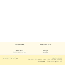 Pintura plástica acrílica estirenada interior/exterior blanco mate 15 l