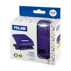 Perforadora para papel azul