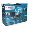 Kit amoladora angular 20 v ø115 mm con 1 batería 4.0ah y cargador 08772