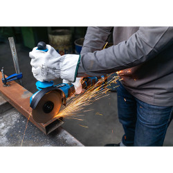 Amoladora angular brushless 20v ø125 mm sin batería ni cargador, 37,5 x 12 cm