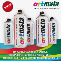 Pintura acrílica spray ral9005 negro mate 216 ml