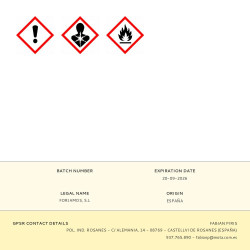 Pintura acrílica spray ral9003 blanco mate 216 ml