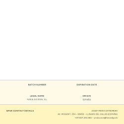 Saco de algodón beige 40 x 60 cm, pack 2 uds