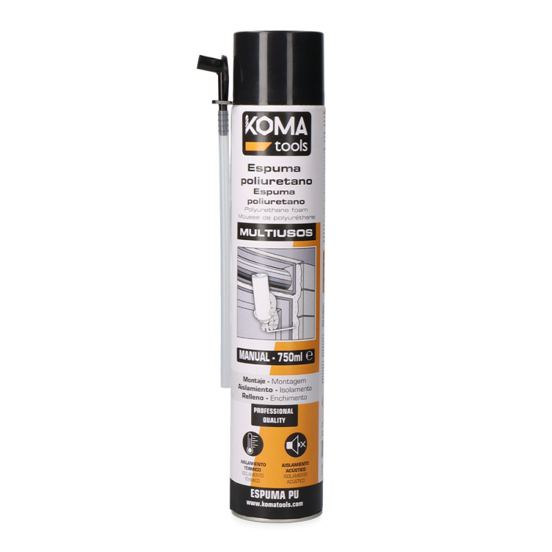 Espuma poliuretano 750 ml