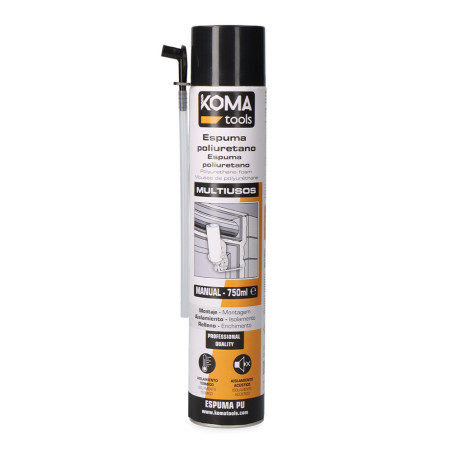 Espuma poliuretano 750 ml