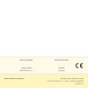 Cartel informativo "montacargas" (inox adhesivo 0.8mm) 5x20cm normaluz