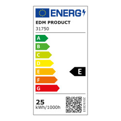 Regleta led 25 w 6400 k luz fria 2500 lm 60 x 4,5 x 12 cm