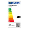 Regleta led 35 w 6400 k luz fria 3600 lm 12 x 90 x 4,5 cm