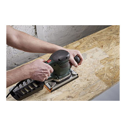 Hojas de lijar de corindón perforadas oval, 93 x 230 mm, grano 120, 5 uds