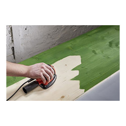 Hojas de lijar adhesivas de corindón perforadas 96 x 136 mm, grano 240, 10 uds