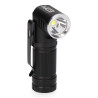 Mini linterna led nano vortex, direccionable, aluminio, recargable, 8w 450 lm