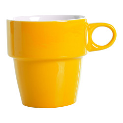 Tazas colores surtidos 6 uds + soporte
