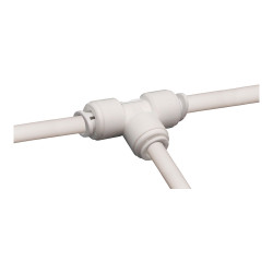 Adaptador "t" de distribución automática 1/4"