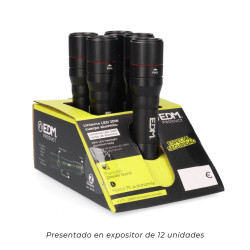 Linterna de 1 led wild force kv2, 20 w, 1800 lm, cuerpo aluminio, recargable, power bank