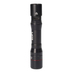 Linterna de 1 led wild force kv2, 20 w, 1800 lm, cuerpo aluminio, recargable, power bank