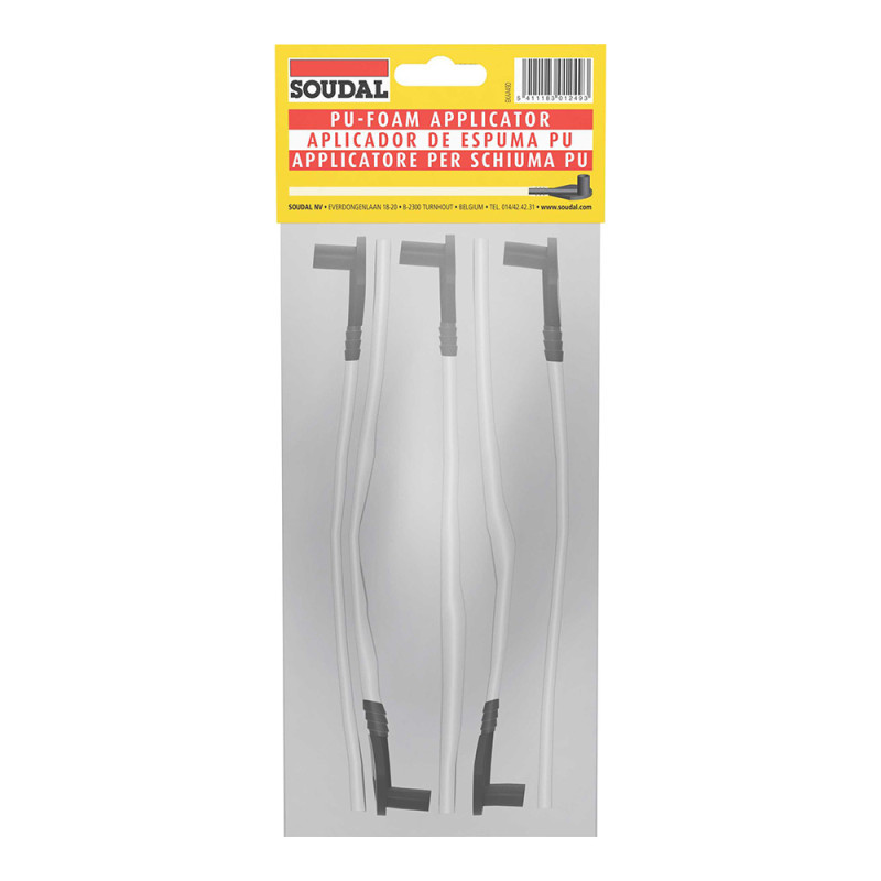 Blister 5 canulas para espuma pu