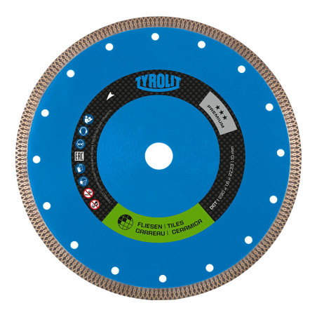 Disco diamantado continua 1a1r ø115x1,2x22,23 dct. tyrolit