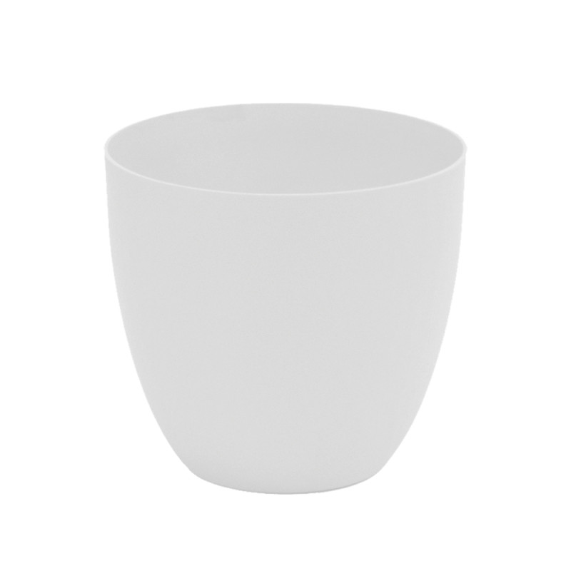 Maceta de inyeccion modelo cuenco ø26cm color blanco