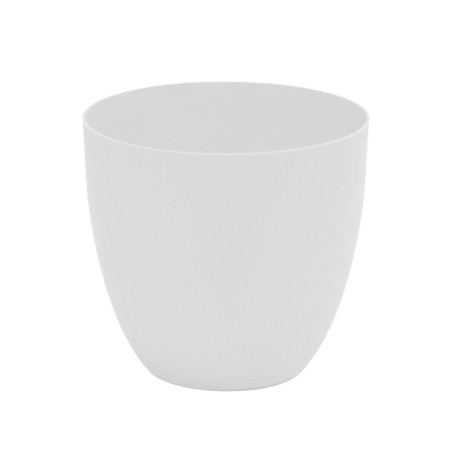 Maceta de inyeccion modelo cuenco ø26cm color blanco