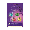 Figura solar metálica con forma de mariquita modelos variados 14,5 x 13 x 5 cm