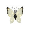 Figura solar metálica con forma de mariposa colores surtidos 17,8 x 6 x 4 cm