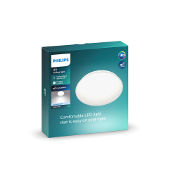 Plafón led circular moire 10 w 4000 k 1100 lm ø25 x 6,8 cm