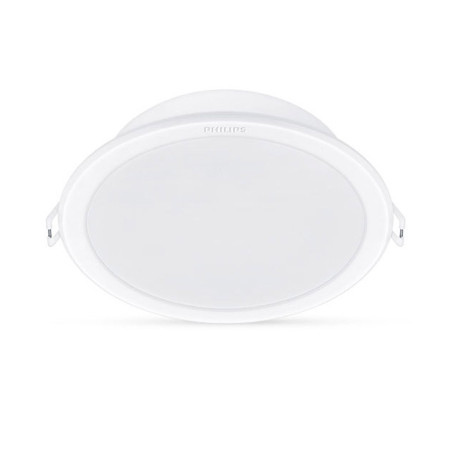 Downlight de empotrar de led 23,5w 2550lm 6500k luz fria mod. meson ø21,5x10,5cm philips