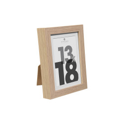 Marco de fotos en madera natural, eva, 13 x 18 cm