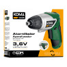 Atornillador a bateria reversible, 3,6v litio-ion 1300 mah, 175 x 148 mm