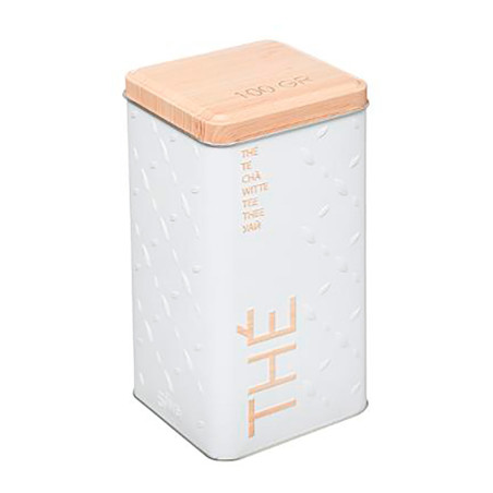 Caja metalica para té 100g modelo scandi nature